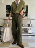 Woods two-tuck chino pants