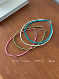 Jedou Acrylic Beads Ball Necklace