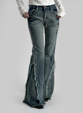 Ariel Fringe Bootcut Denim