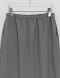 Irom Stripe Banding Long Skirt