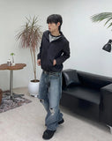 Ens Damaged Regular Denim Pants