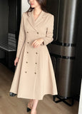 Colette Tailored Collar Double Flare One Piece