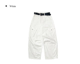[Belt SET] Trum Big Pocket Cargo Wide Pants