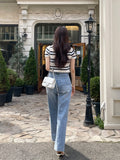 Daron Back Pocket Wide Denim Pants