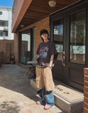 Match two-way cargo wide pants