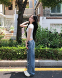 Nippen Damaged Wide Denim Pants