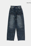 Mud Washing Denim Pants