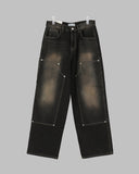 Levett Teen Washing Wide Jeans
