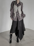 Lia Shirred See-through Balloon Shirt