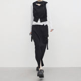 Biran cargo slit skirt