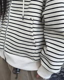 Kimo Stripe Hood Zip-Up