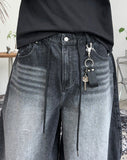 Reuben Balloon Banding Denim Pants