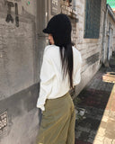 Kanni Basic V-Neck Long Sleeve Knit