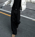 Winter Pintuck Cotton Pants
