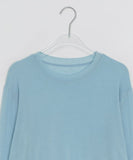 Hankaru Tencel Round Long Sleeve Tee