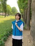 [unisex] Yao Summer Nylon Hood Zip-up Vest