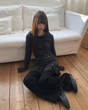 Twin Star Patch Brushed Hood T-Shirt