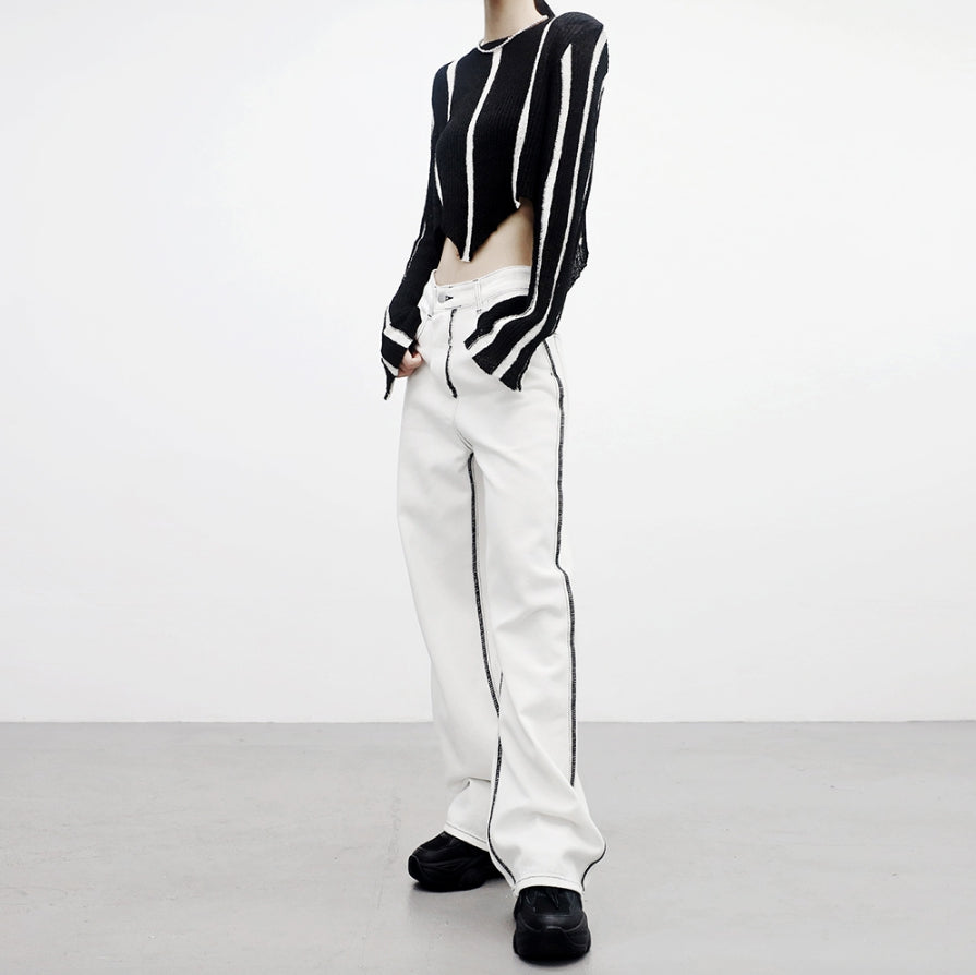 【NONCODE】Notty Stitch Denim Pants NONCODE(ノンコード) - ノーティステッチデニムパンツ / Notty