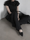Mode Half-Neck Trench Blouse