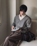 Port Layered V-Neck Cardigan