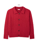 Bez Collar Cable Cardigan