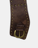 Dami Vintage Studded Leather Belt