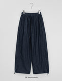 [unisex] Menteki Summer Banding Raw Denim Wide Pants