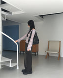 Hakip Vintage Washing Wide Denim Pants