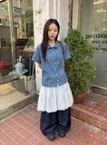 [unisex] Hashin Denim String Wide Pants