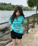 Souffle Dot Lettering Short Sleeve