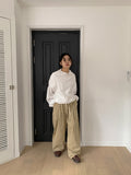 [unisex] Bayou Pintuck Banding Wide Pants