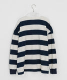 Kiyan Collar Stripe Over Long Sleeve Tee