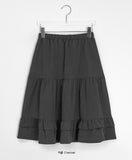 Boneco Banding Frill Midi Skirt