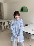 [unisex] Afugo Linen See-through Over Shirt