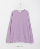 [unisex] Hakkui round over knit sweatshirt