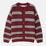 Camille Multi-Stripe Round Cardigan