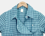 New Mal Check Short Sleeve Roll-up Shirt