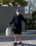 Linen Blend Semi Overfit Knit