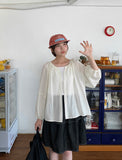 Gyubol Denim Banding Tiered Skirt