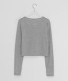 Nigget Crop Sleeveless Cardigan Set