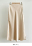 Molly Satin Mermaid Long Skirt