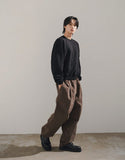 Cotton Peach Wide Banding Pants