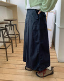 Tohi String Cargo Long Skirt