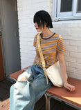POMPY STRIPE HALF T