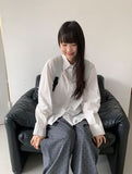 Dilmecca Frill Long Sleeve Shirt Blouse