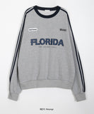 [unisex] Flap Sporty Line Color Matching Sweatshirt