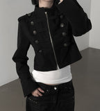 Keele Crop Napoleon Jacket