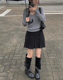 Nikki Pocket Leather Long Boots