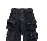 Mier Multi Cargo Denim Pants