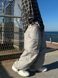 Diagonal Cargo Hip-hop Pants